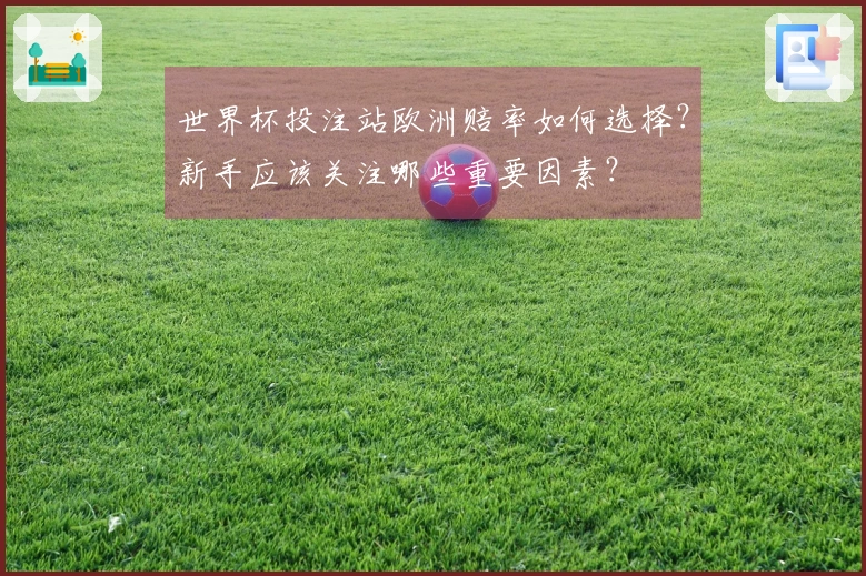 世界杯投注站欧洲赔率如何选择？新手应该关注哪些重要因素？